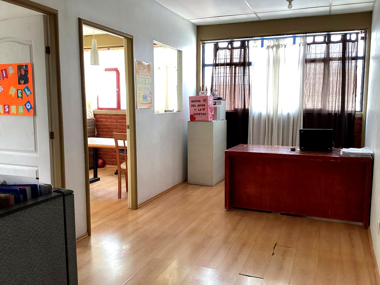 Área administrativa de la escuela